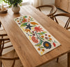 Handmade Beaded Floral Table Runner / Lixra