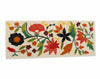 Handmade Beaded Floral Table Runner / Lixra