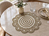 Sets Of 2 Artisanal Bead Placemats / Lixra