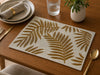 Handcrafted Beaded Leaf Placemat Set Of 2 / Lixra