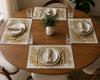 Handcrafted Beaded Leaf Placemat Set Of 2 / Lixra