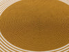 Gold and Ivory Beaded Placemat Set Of 2 / Lixra