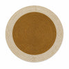 Gold and Ivory Beaded Placemat Set Of 2 / Lixra