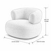 Modern Startling Fabric Cozy Accent Chair / Lixra