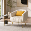 Scandinavian Style Fabric Accent Chair / Lixra