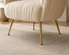 Scandinavian Style Fabric Accent Chair / Lixra