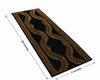 Black and Gold Beaded Table Runner / Lixra