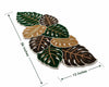Green Leaf Design Table Runner / Lixra
