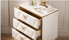 Modern Glossy Finish Wooden Nightstand / Lixra