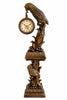 Luxury Eagle Sculptural Floor Clock in Bronze / Lixra