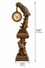 Luxury Eagle Sculptural Floor Clock in Bronze / Lixra