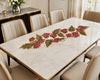 Glass Beads Floral Polyester Table Runner / Lixra