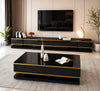 Modern TV Stand With Coffee Table Combined Set / Lixra