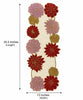 Multi-color Light & Beaded Table Runner / Lixra