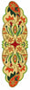 Creative Colorful Glass Beads Table Runner / Lixra