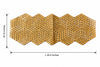 Alluring Textured Glass Beads Table Runner / lixra