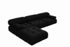 Modern Velvet Upholstered Sectional Sofa