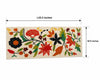 Handmade Beaded Floral Table Runner / Lixra