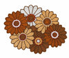 Star Ornamental Beaded Table Runner With 6 placemat / Lixra