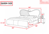 Modern Design Leather Upholstered Bed