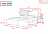 Modern Design Leather Upholstered Bed