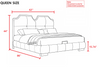 Luxurious Modern Leather Bed