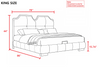 Luxurious Modern Leather Bed