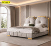 Luxurious Modern Leather Bed  Lixra
