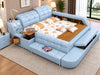 Exquisite Modern Leather Bed with Sofa Section / Lixra