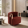Velvet Upholstered Accent Chair for Living Room / Lixra