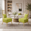Set Of 2 Metallic Accent Chair / Lixra