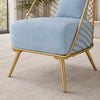 Set Of 2 Metallic Accent Chair / Lixra