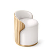 Contemporary Soft Leather Accent Chair / Lixra