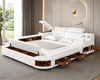 Contemporary Modern Multifunctional Leather Bed / Lixra