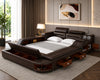 Contemporary Modern Multifunctional Leather Bed / Lixra