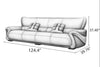 4-Seater Genuine Leather Upholstery European Sofa