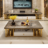 Antique Style Creative Designed Marble Top Coffee Table And TV Stand / Lixra
