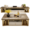 Antique Style Creative Designed Marble Top Coffee Table And TV Stand / Lixra