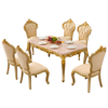 Brusten Wooden Carved European Dining Table Set / Lixra