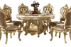 Brusten European Marble Round Dining Table Set / Lixra