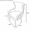 6-Piece Fabric Upholstered Dining Chairs