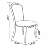 4-Piese European Designer Leather Dining Chair