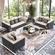 Velvet Fabric Luxurious Sofa Set / Lixra
