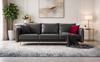 3-Seater Luxurious Leather Sofa for Living Room / Lixra