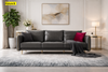 3-Seater Luxurious Leather Sofa for Living Room / Lixra