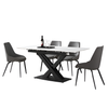 Modern Extendable Sumptuous Dining Table Set / Lixra