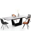 Artful Extendable Marble Dining Table Set / Lixra