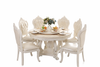 European Brusten Round Marble Dining Table Set / Lixra
