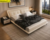 Luxurious Design Rectangular Leather Bed / Lixra