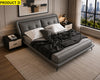 Luxurious Design Rectangular Leather Bed / Lixra